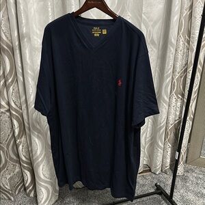 Polo by Ralph Lauren Blue and Red Short Sleeve Tee